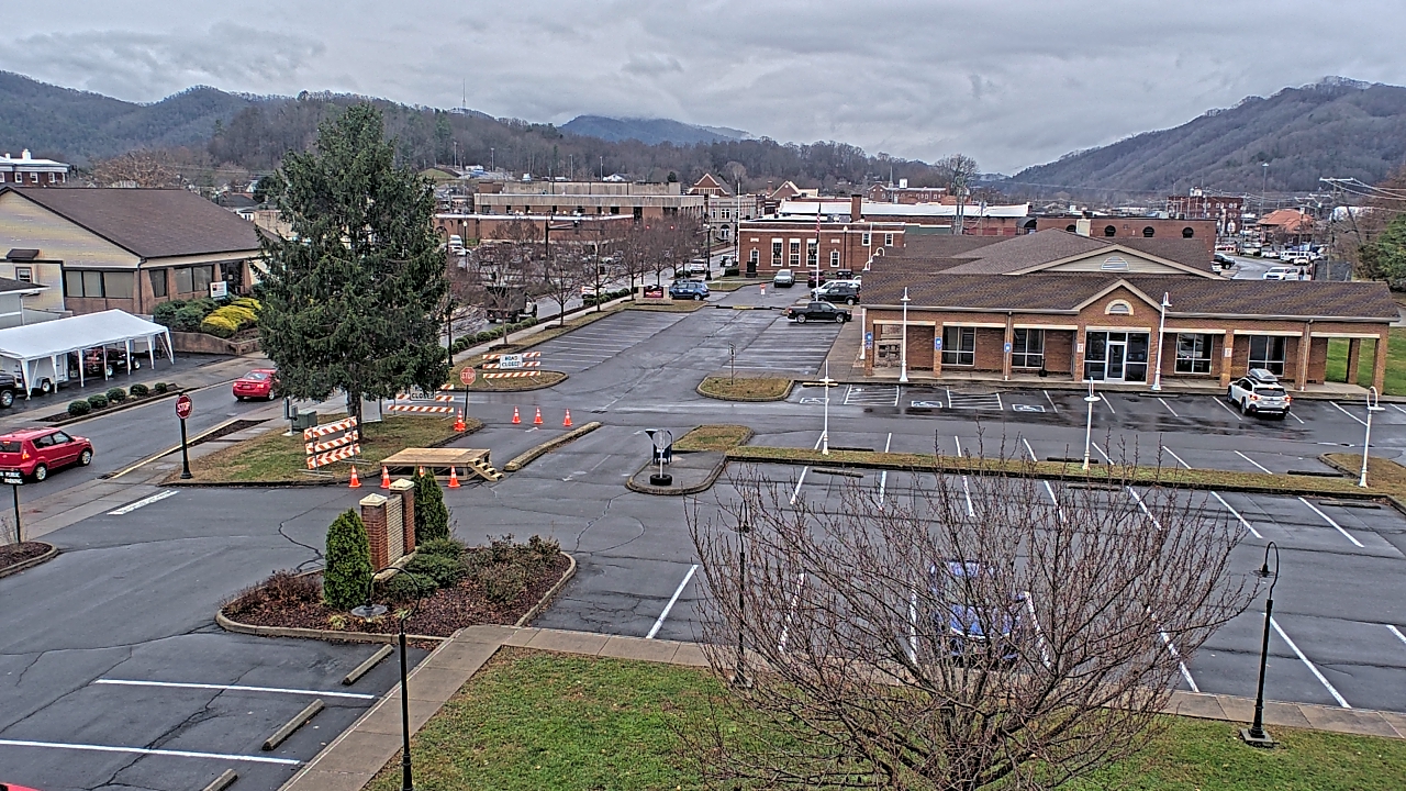 Thumbnail for current weather camera view from Erwin Town Hall in Erwin, Tennessee