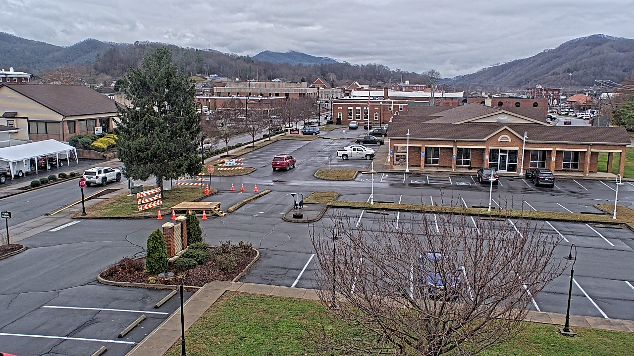 Thumbnail for current weather camera view from Erwin Town Hall in Erwin, Tennessee