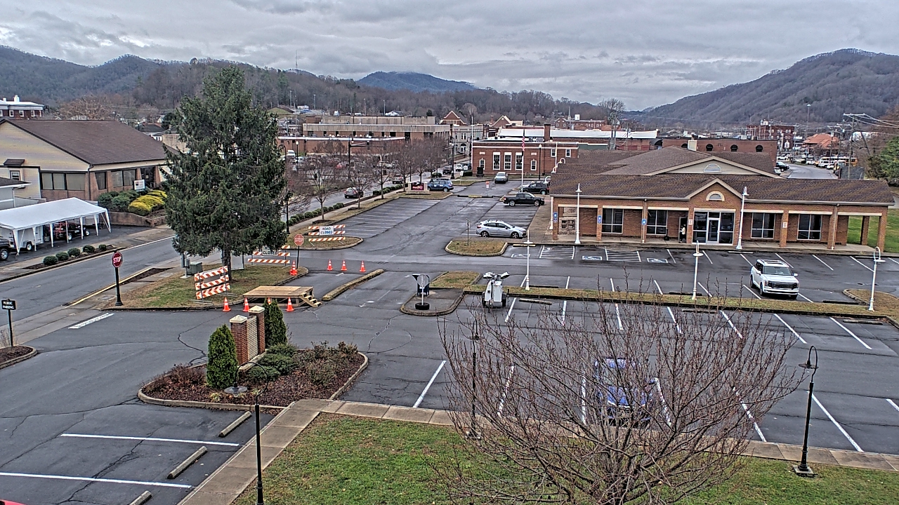 Thumbnail for current weather camera view from Erwin Town Hall in Erwin, Tennessee
