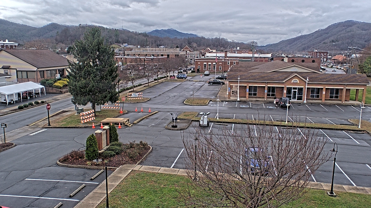 Thumbnail for current weather camera view from Erwin Town Hall in Erwin, Tennessee