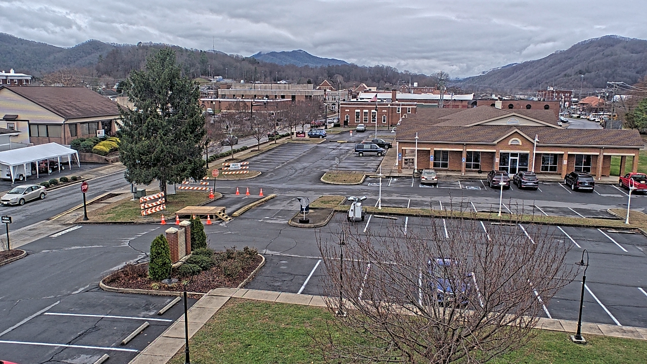 Thumbnail for current weather camera view from Erwin Town Hall in Erwin, Tennessee