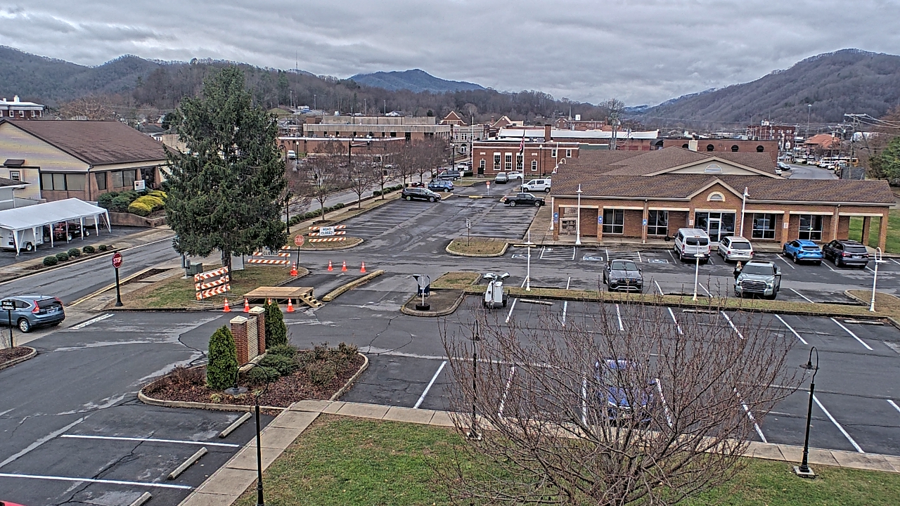 Thumbnail for current weather camera view from Erwin Town Hall in Erwin, Tennessee