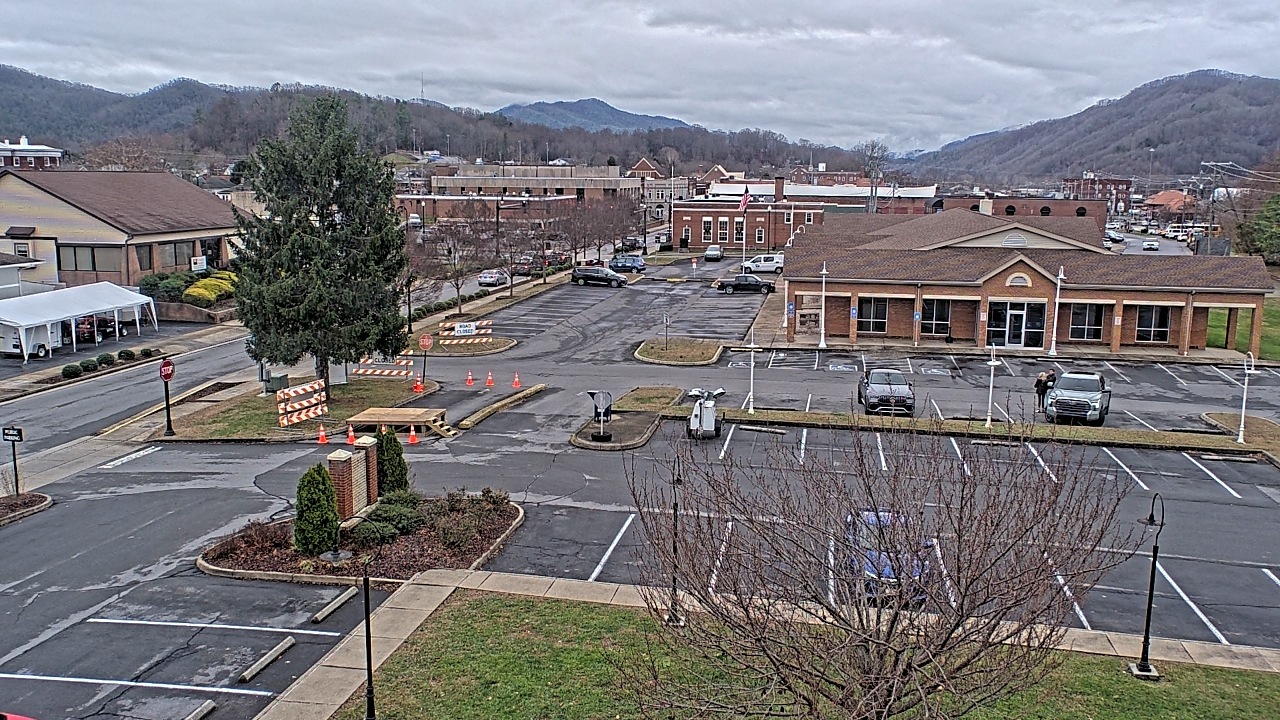 Thumbnail for current weather camera view from Erwin Town Hall in Erwin, Tennessee