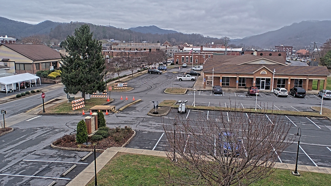 Thumbnail for current weather camera view from Erwin Town Hall in Erwin, Tennessee