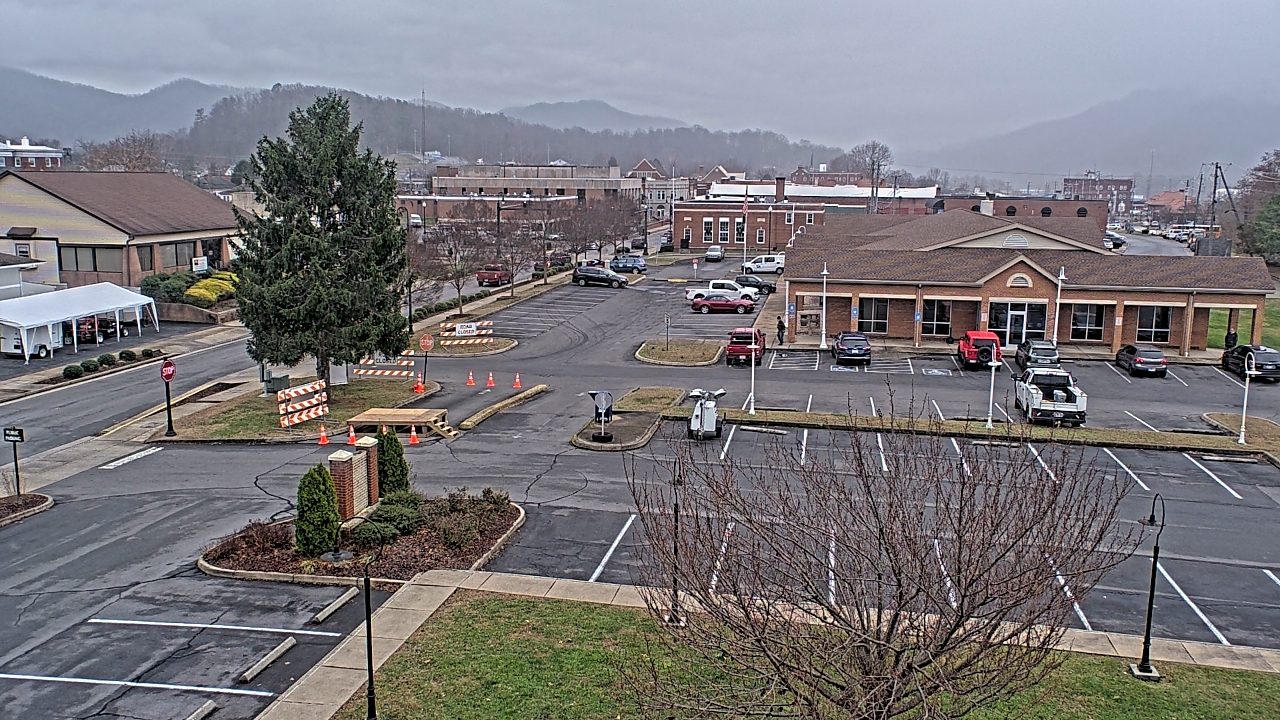 Thumbnail for current weather camera view from Erwin Town Hall in Erwin, Tennessee