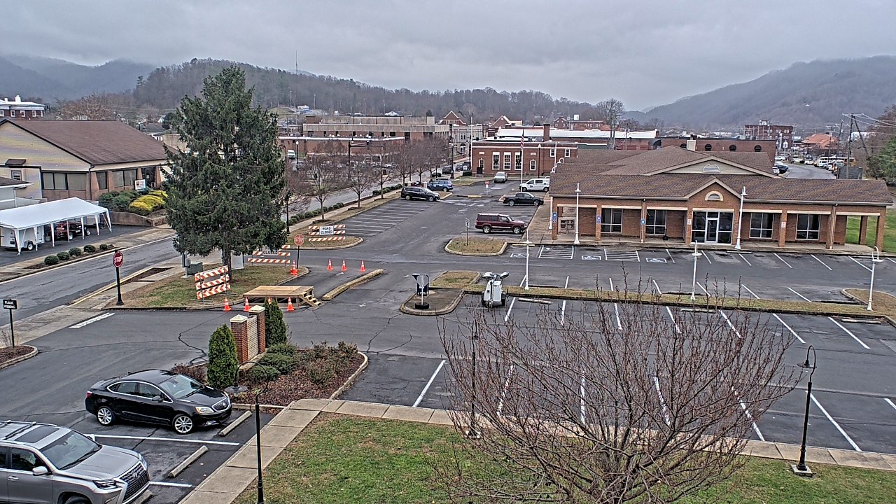 Thumbnail for current weather camera view from Erwin Town Hall in Erwin, Tennessee