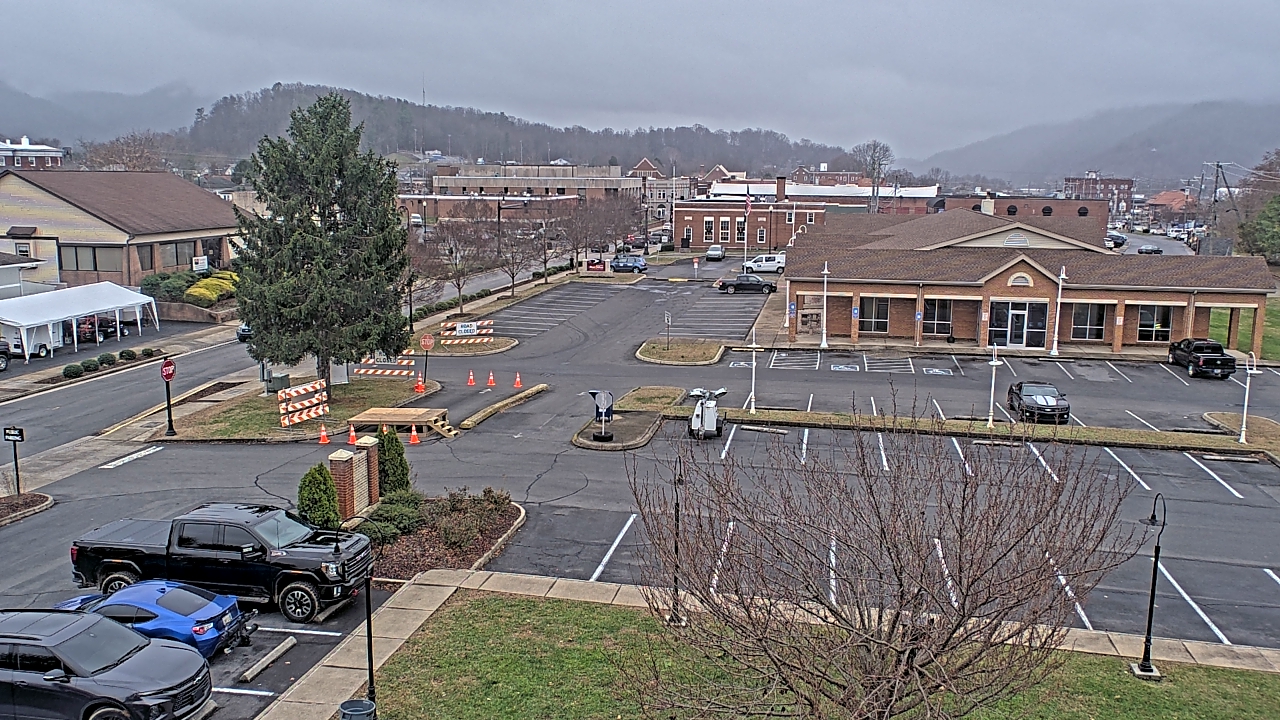 Thumbnail for current weather camera view from Erwin Town Hall in Erwin, Tennessee