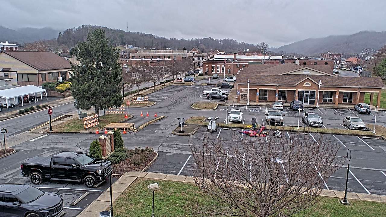 Thumbnail for current weather camera view from Erwin Town Hall in Erwin, Tennessee