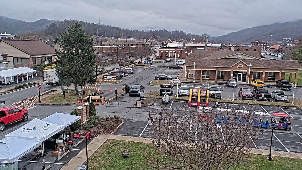 Thumbnail for current weather camera view from Erwin Town Hall in Erwin, Tennessee