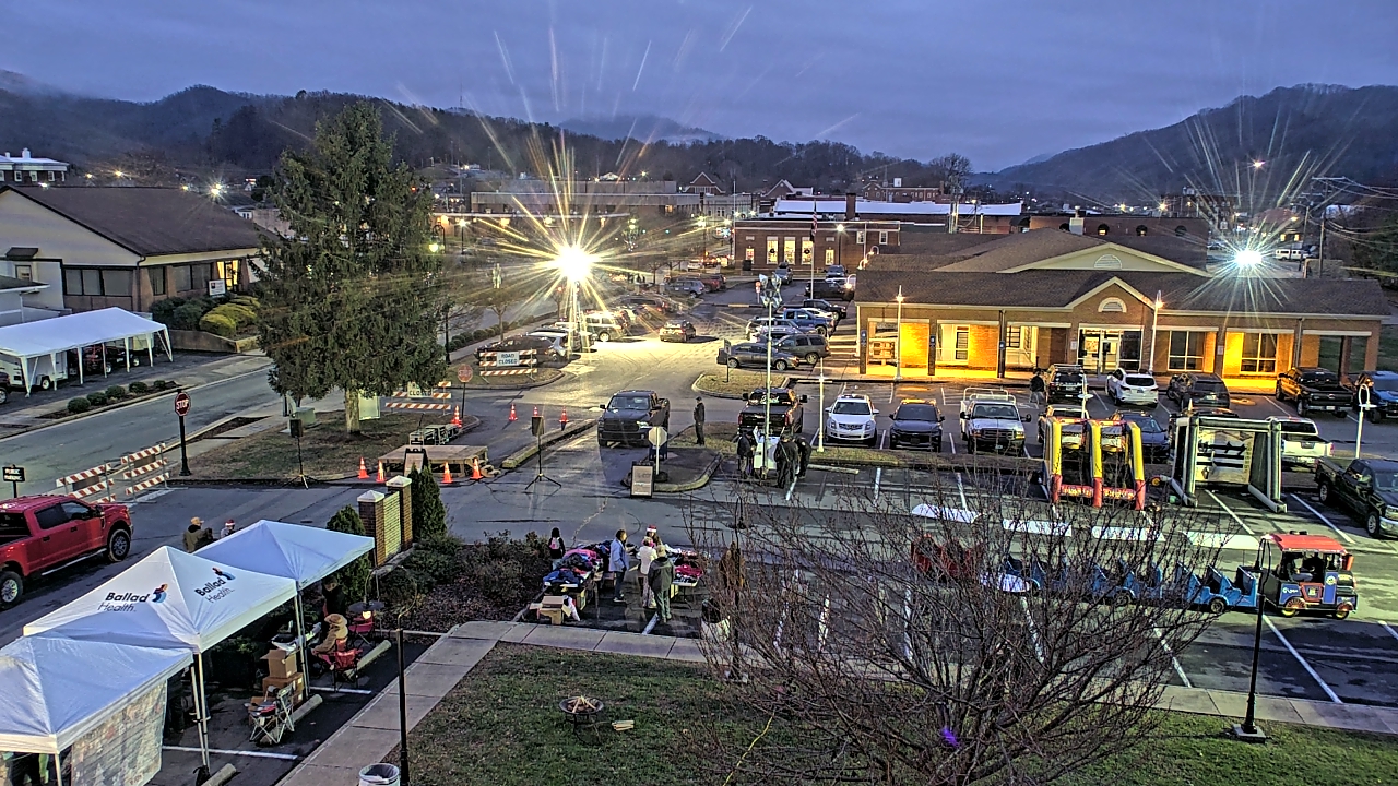 Thumbnail for current weather camera view from Erwin Town Hall in Erwin, Tennessee