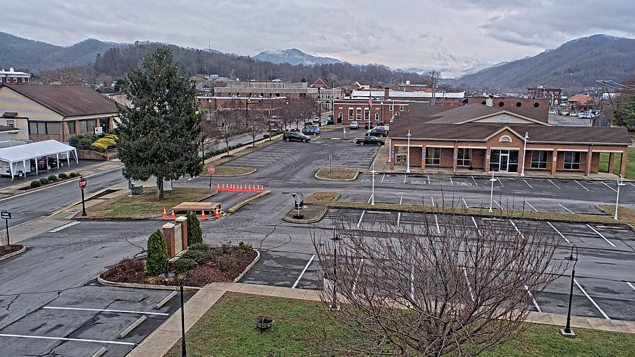Thumbnail for current weather camera view from Erwin Town Hall in Erwin, Tennessee