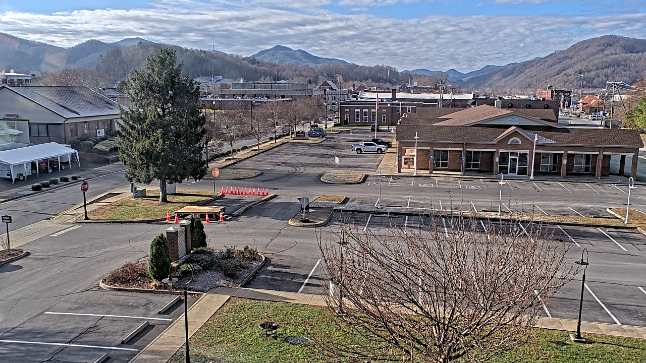 Thumbnail for current weather camera view from Erwin Town Hall in Erwin, Tennessee
