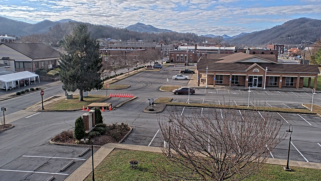Thumbnail for current weather camera view from Erwin Town Hall in Erwin, Tennessee