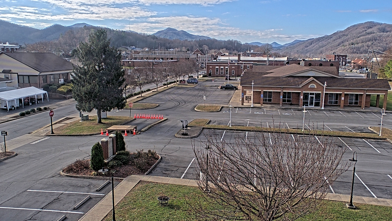Thumbnail for current weather camera view from Erwin Town Hall in Erwin, Tennessee