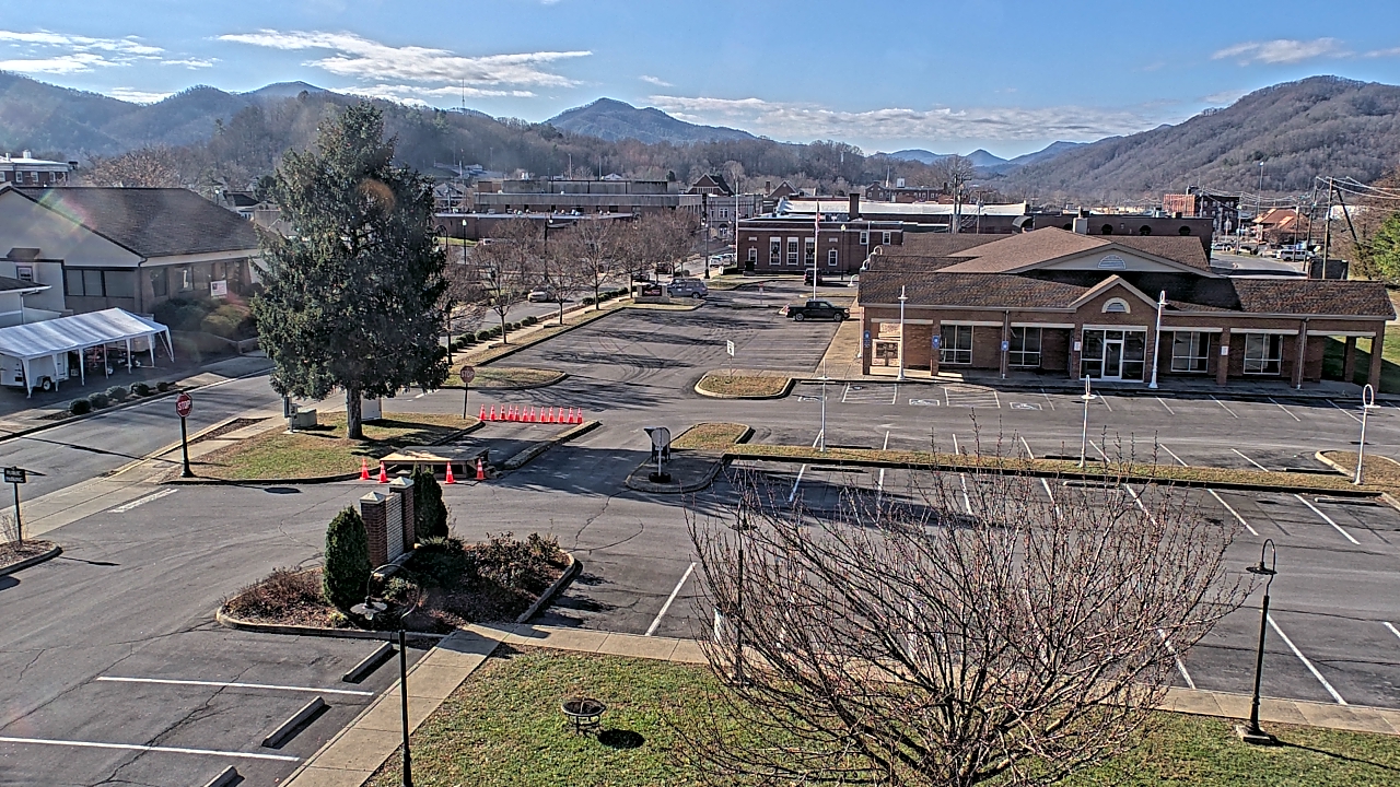 Thumbnail for current weather camera view from Erwin Town Hall in Erwin, Tennessee