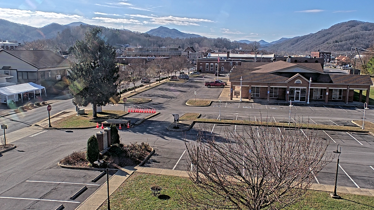 Thumbnail for current weather camera view from Erwin Town Hall in Erwin, Tennessee