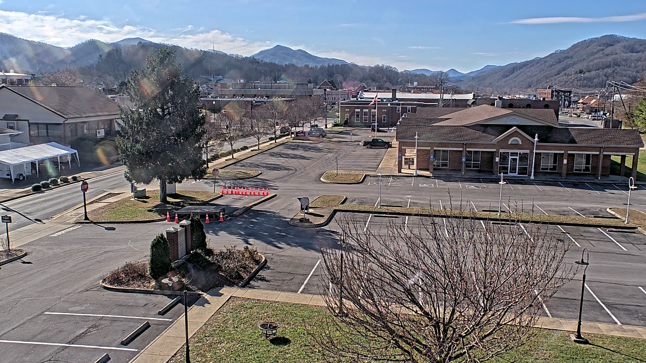 Thumbnail for current weather camera view from Erwin Town Hall in Erwin, Tennessee