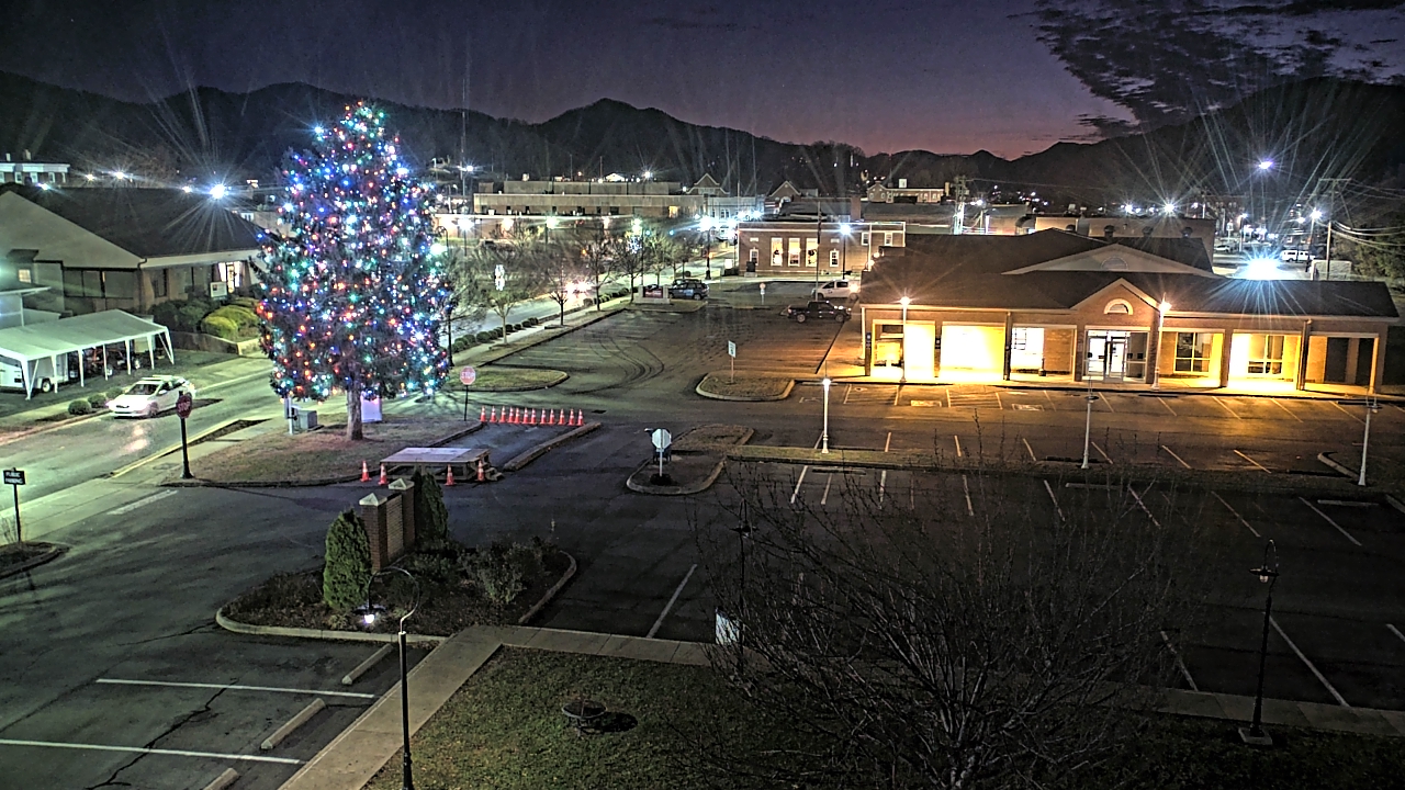 Thumbnail for current weather camera view from Erwin Town Hall in Erwin, Tennessee