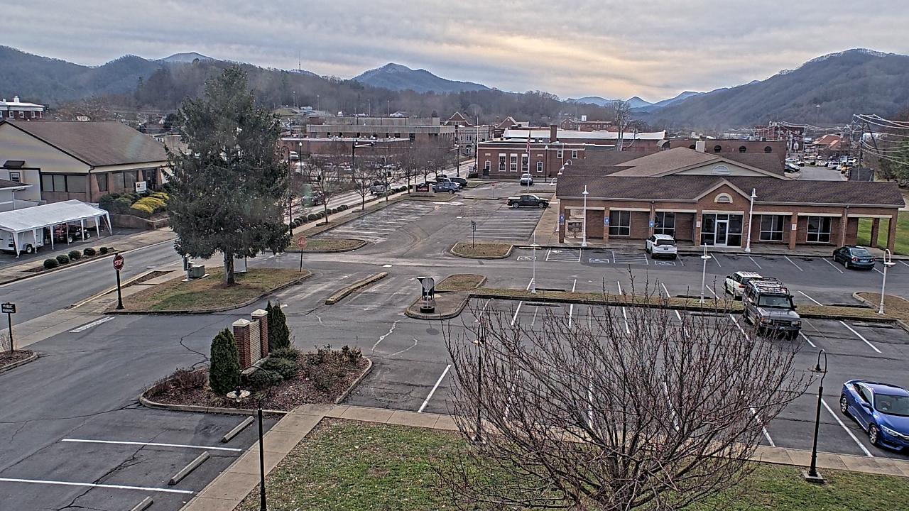 Thumbnail for current weather camera view from Erwin Town Hall in Erwin, Tennessee