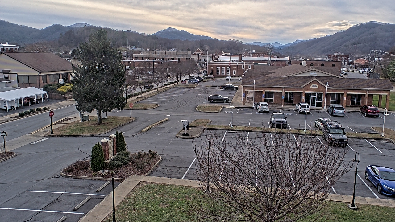 Thumbnail for current weather camera view from Erwin Town Hall in Erwin, Tennessee