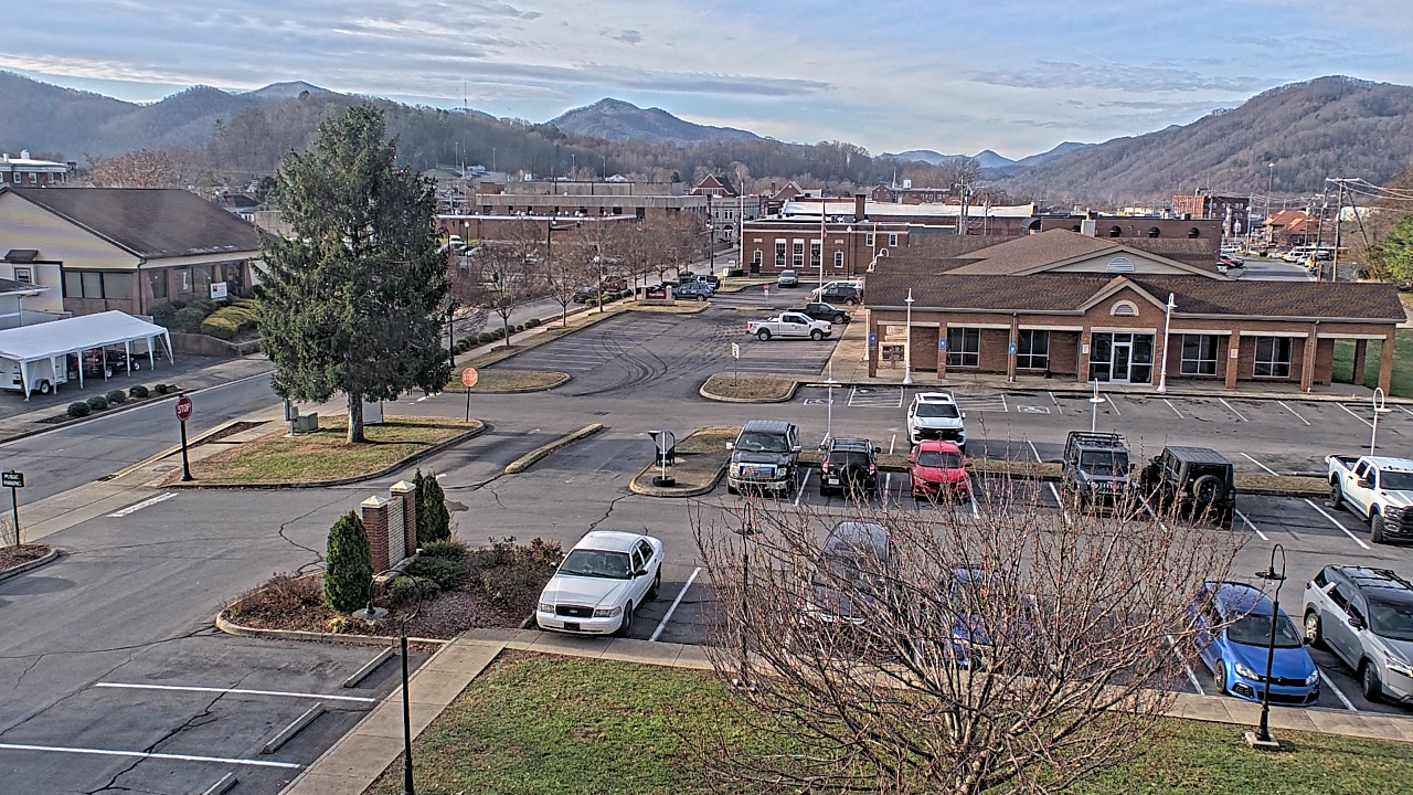 Thumbnail for current weather camera view from Erwin Town Hall in Erwin, Tennessee