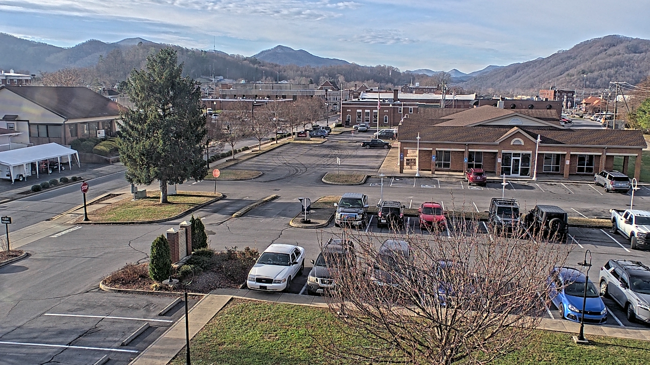 Thumbnail for current weather camera view from Erwin Town Hall in Erwin, Tennessee