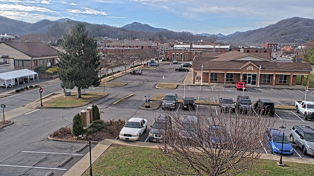 Thumbnail for current weather camera view from Erwin Town Hall in Erwin, Tennessee