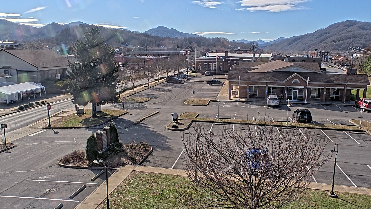 Thumbnail for current weather camera view from Erwin Town Hall in Erwin, Tennessee