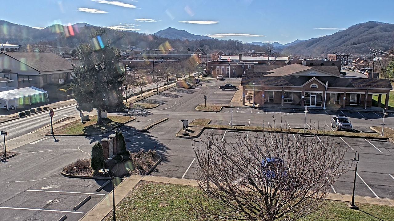 Thumbnail for current weather camera view from Erwin Town Hall in Erwin, Tennessee