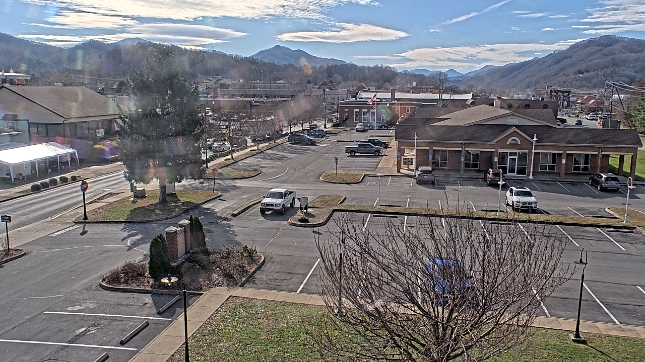 Thumbnail for current weather camera view from Erwin Town Hall in Erwin, Tennessee