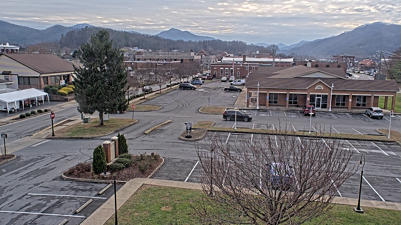 Thumbnail for current weather camera view from Erwin Town Hall in Erwin, Tennessee