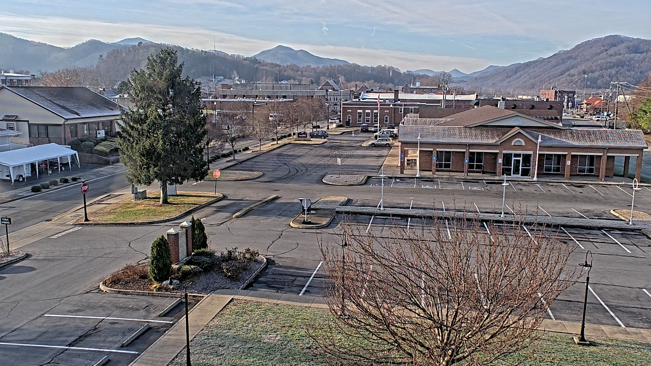 Thumbnail for current weather camera view from Erwin Town Hall in Erwin, Tennessee