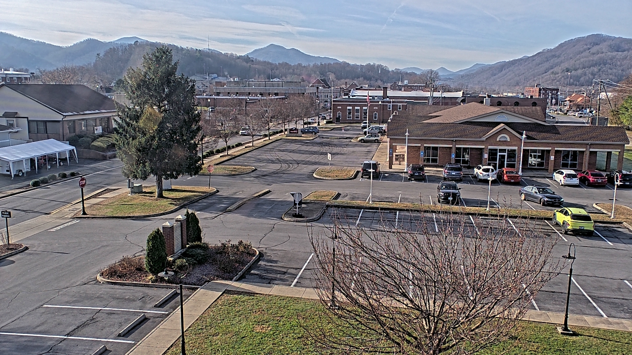 Thumbnail for current weather camera view from Erwin Town Hall in Erwin, Tennessee
