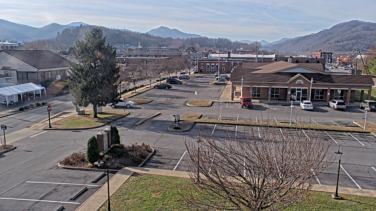 Thumbnail for current weather camera view from Erwin Town Hall in Erwin, Tennessee