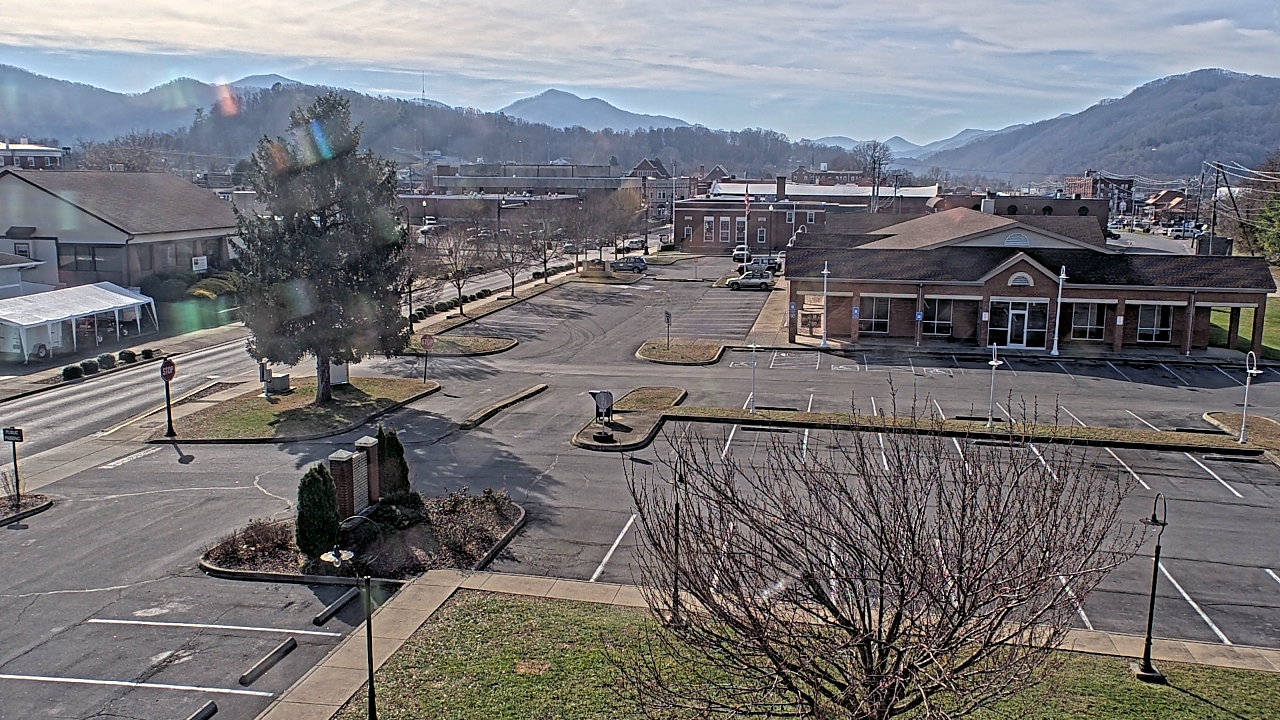 Thumbnail for current weather camera view from Erwin Town Hall in Erwin, Tennessee