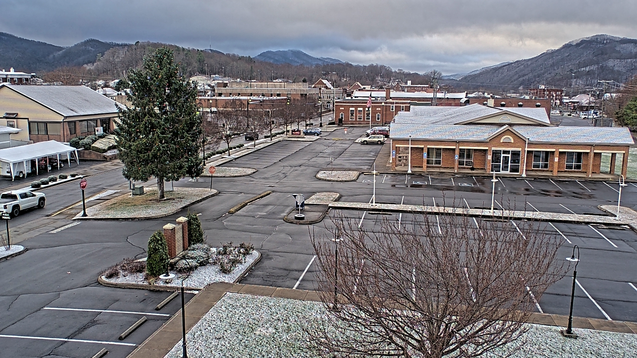 Thumbnail for current weather camera view from Erwin Town Hall in Erwin, Tennessee