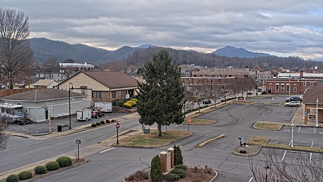 Thumbnail for current weather camera view from Erwin Town Hall in Erwin, Tennessee