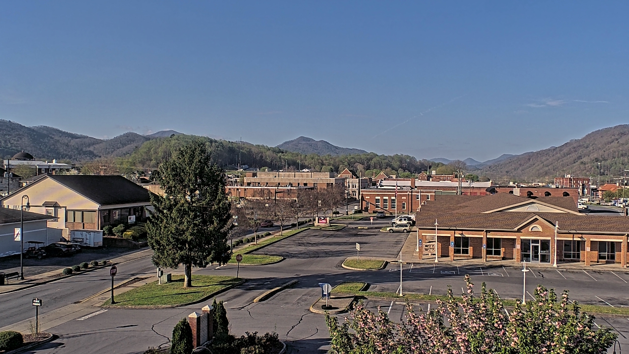 Thumbnail for current weather camera view from Erwin Town Hall in Erwin, Tennessee