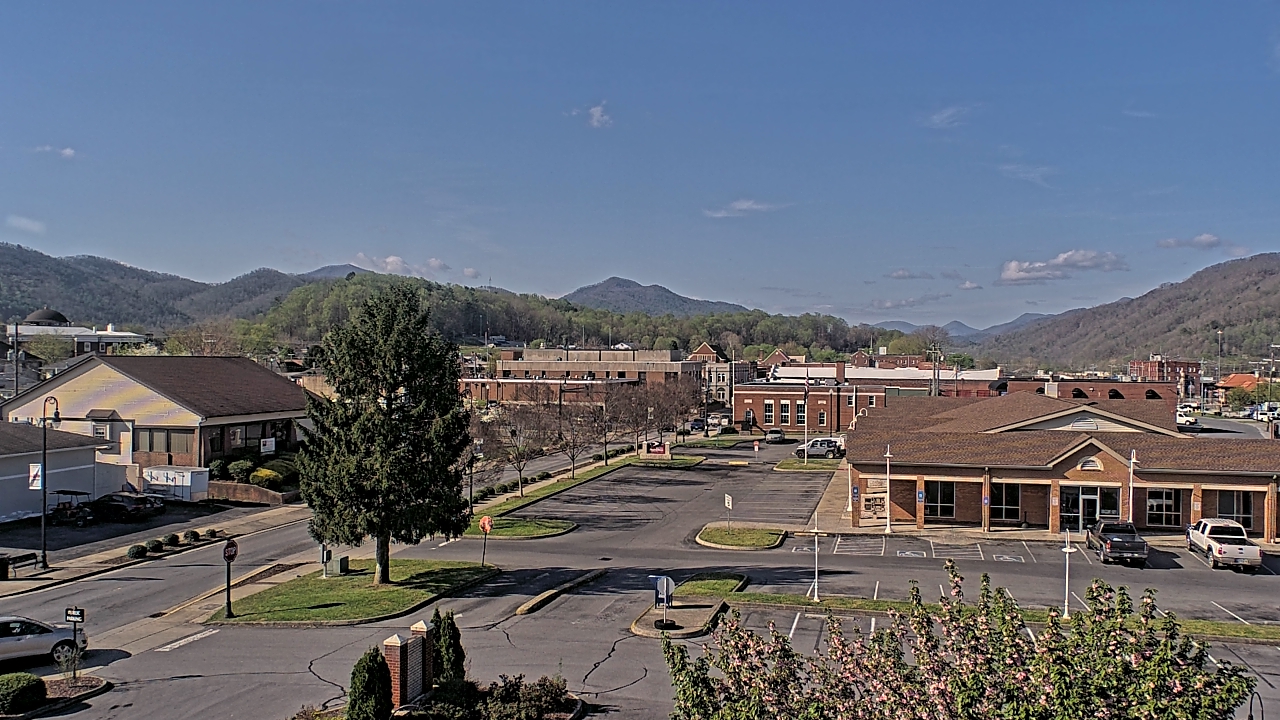 Thumbnail for current weather camera view from Erwin Town Hall in Erwin, Tennessee