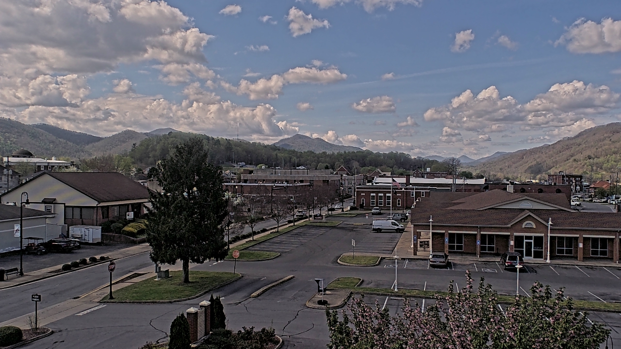 Thumbnail for current weather camera view from Erwin Town Hall in Erwin, Tennessee