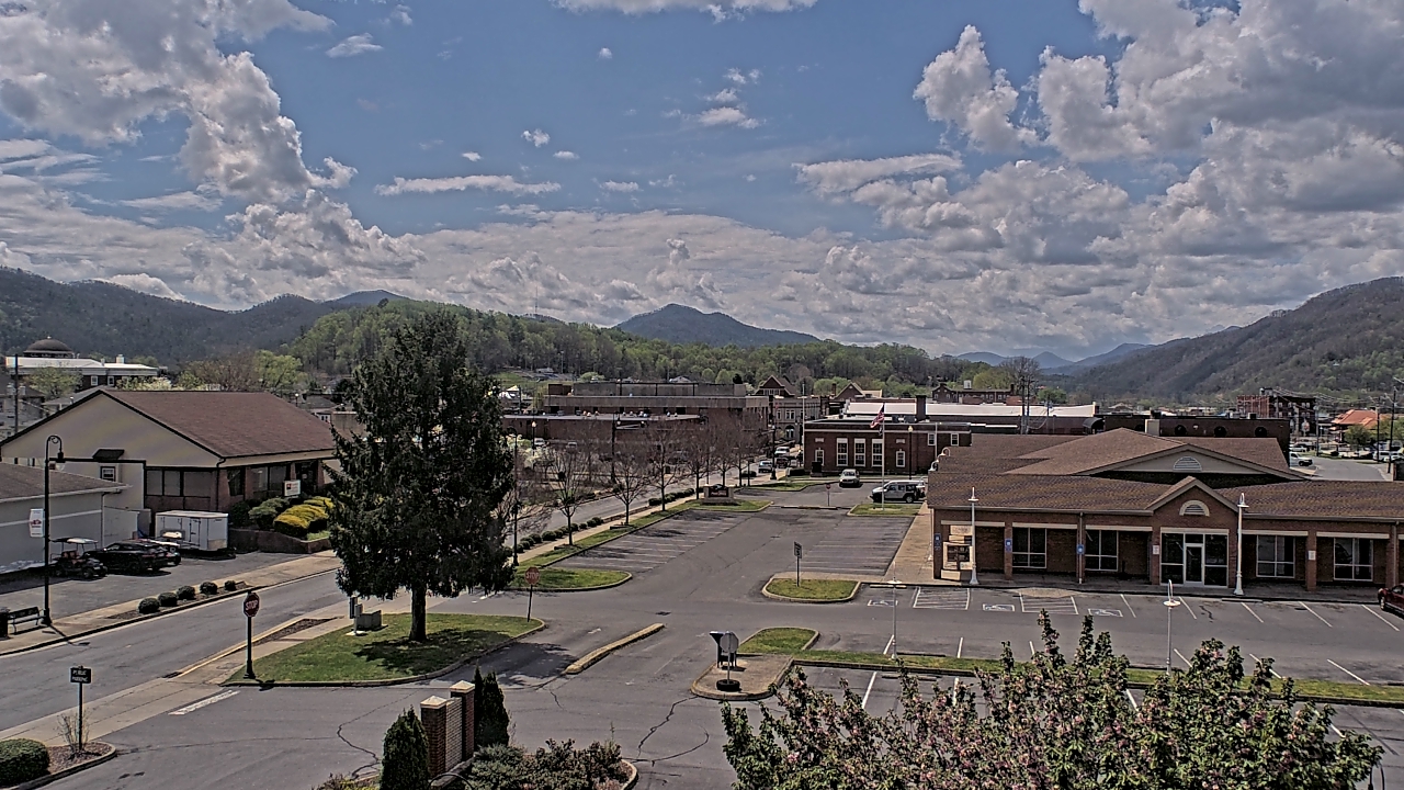 Thumbnail for current weather camera view from Erwin Town Hall in Erwin, Tennessee