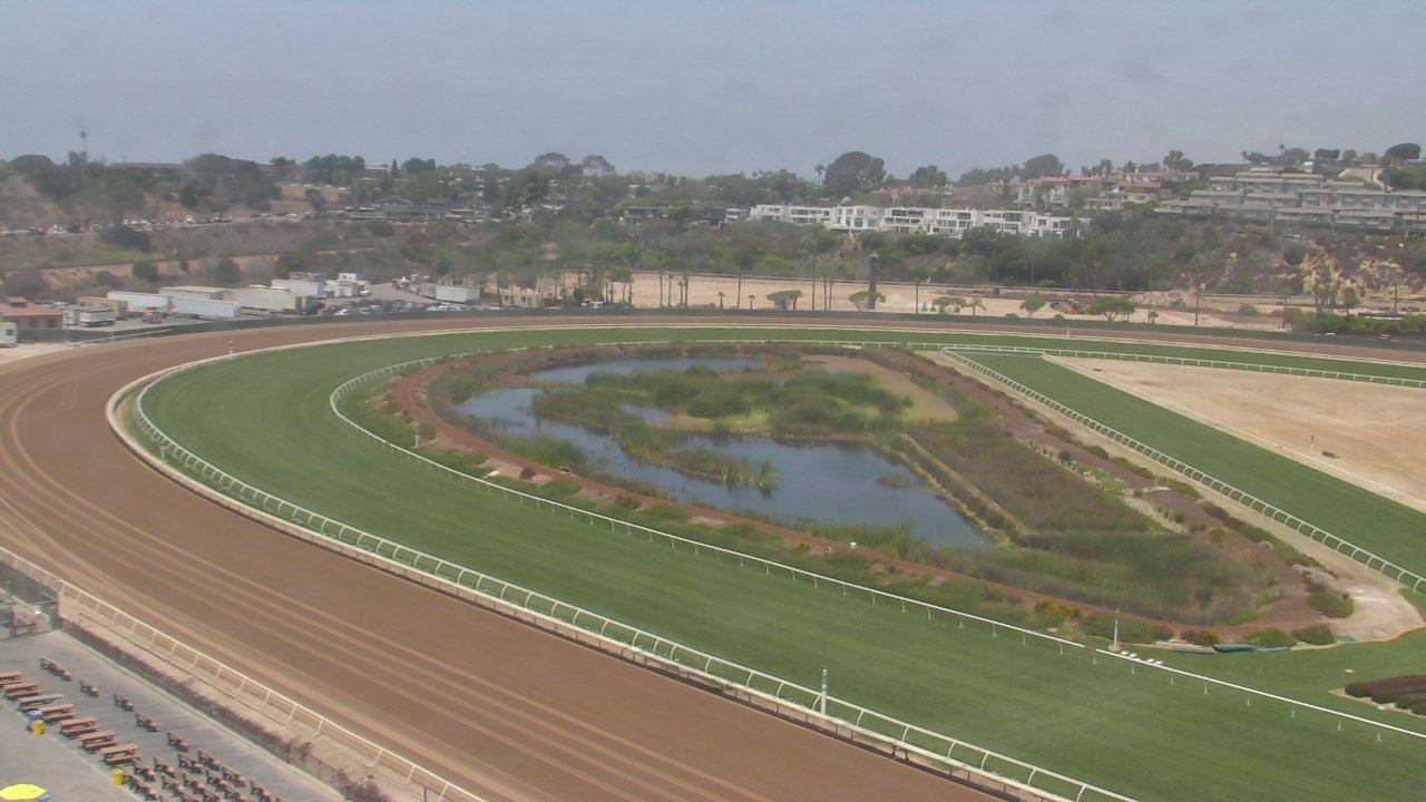 Thumbnail for current weather camera view from Del Mar Fairgrounds in Del Mar, California