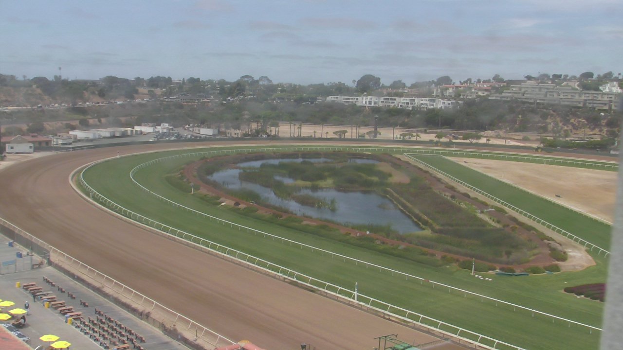Thumbnail for current weather camera view from Del Mar Fairgrounds in Del Mar, California