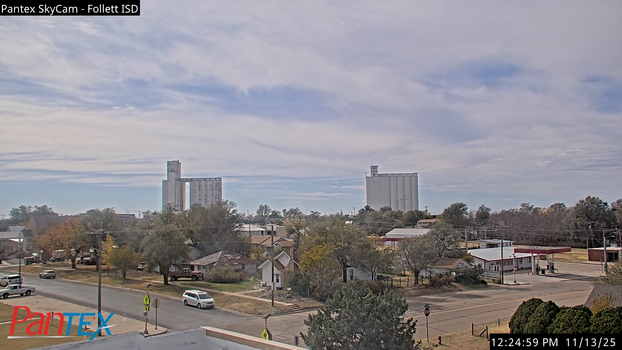 Thumbnail for current weather camera view from Follett ISD in Follett, Texas