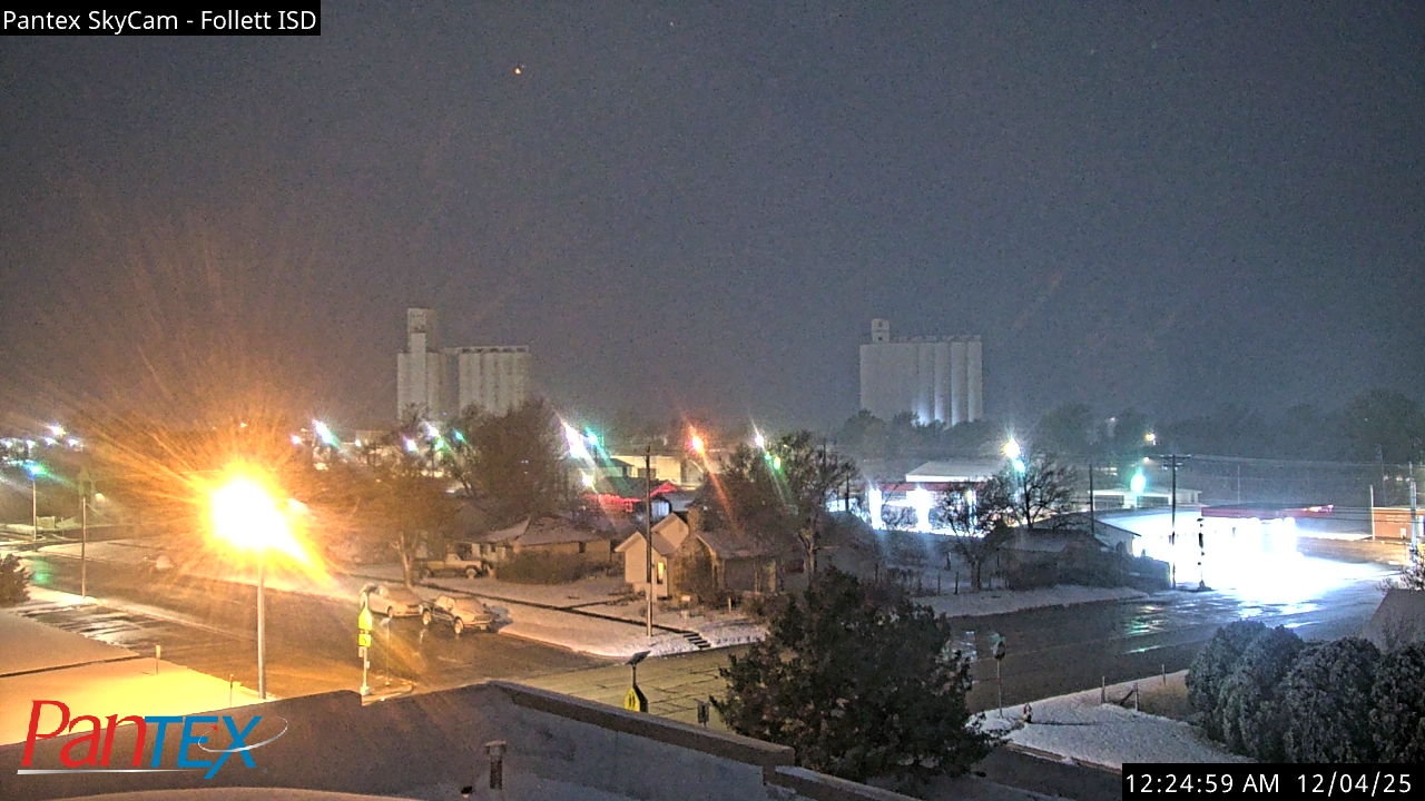 Thumbnail for current weather camera view from Follett ISD in Follett, Texas