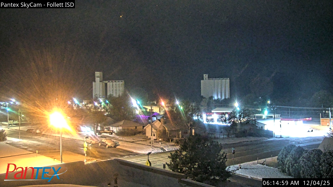 Thumbnail for current weather camera view from Follett ISD in Follett, Texas
