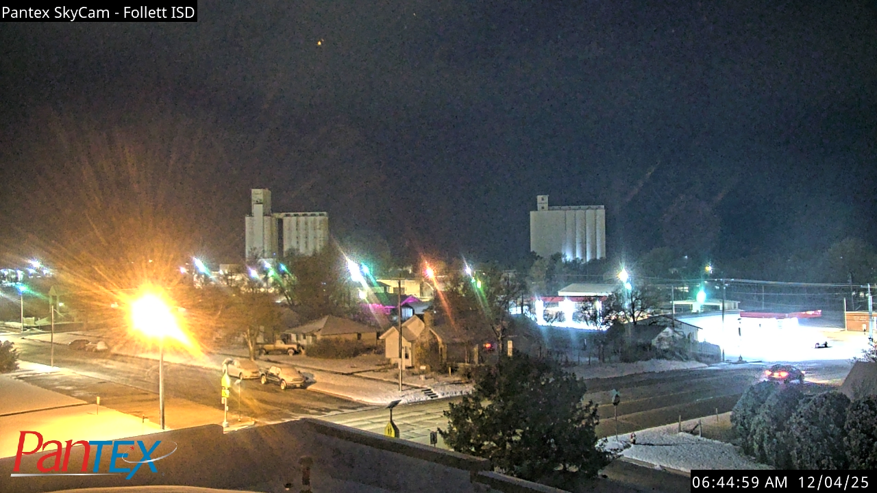 Thumbnail for current weather camera view from Follett ISD in Follett, Texas