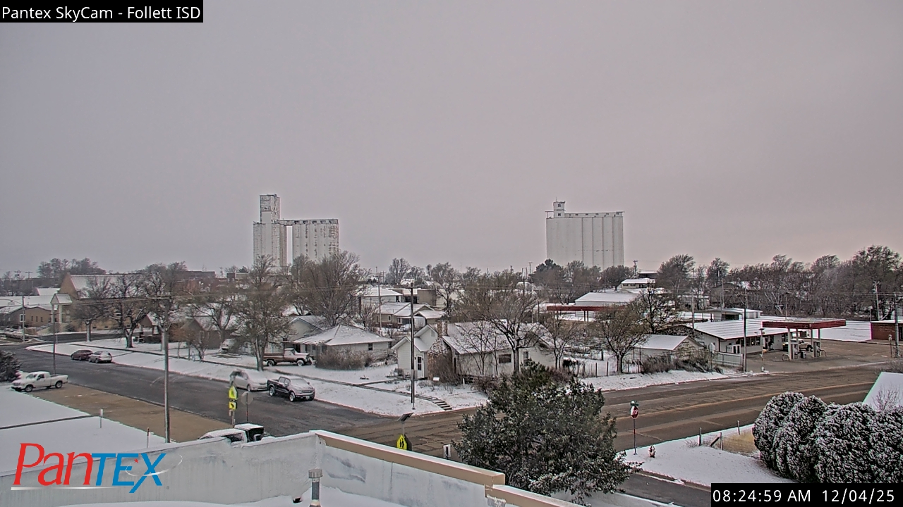 Thumbnail for current weather camera view from Follett ISD in Follett, Texas