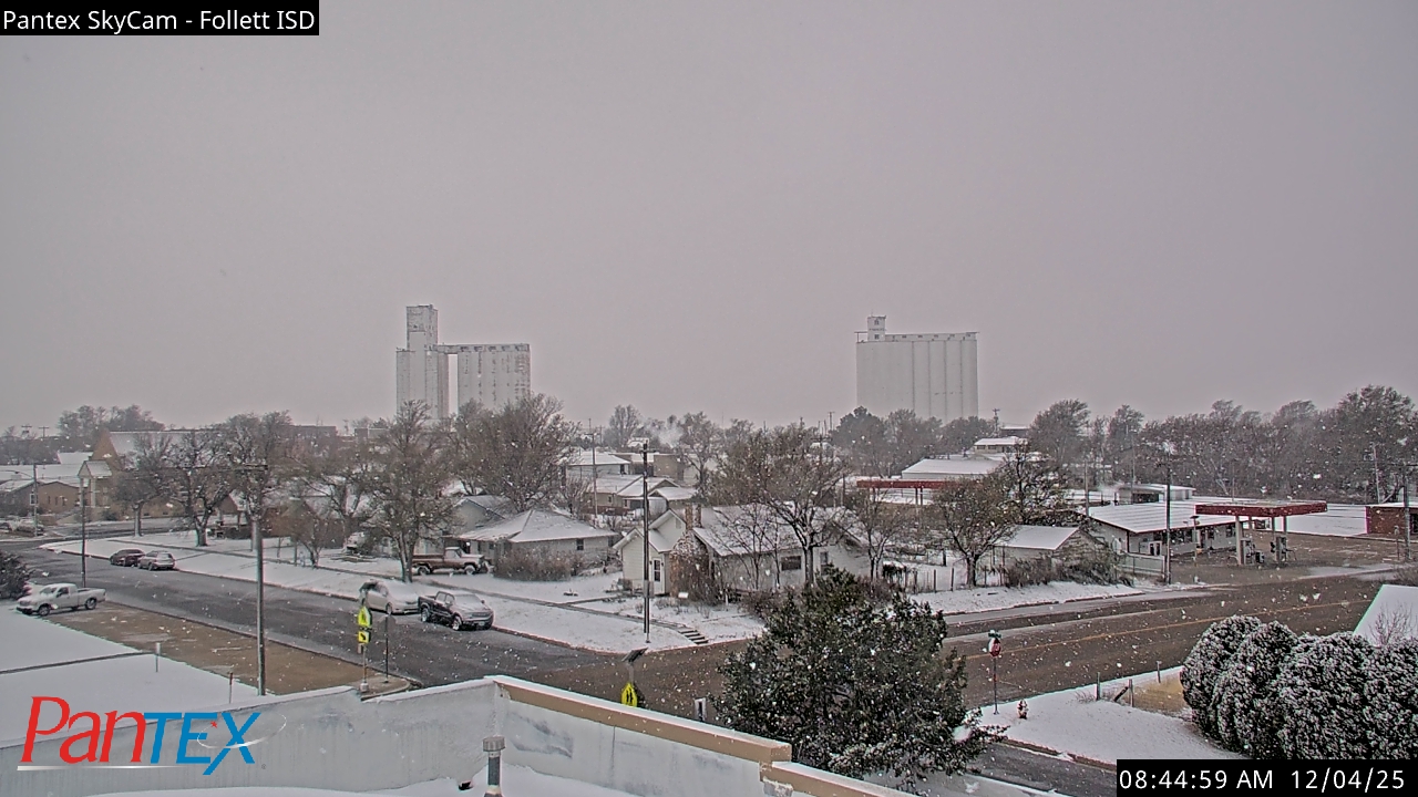 Thumbnail for current weather camera view from Follett ISD in Follett, Texas