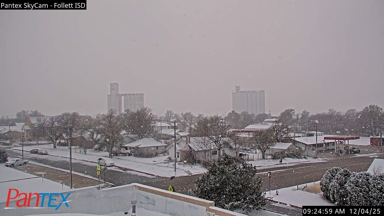 Thumbnail for current weather camera view from Follett ISD in Follett, Texas